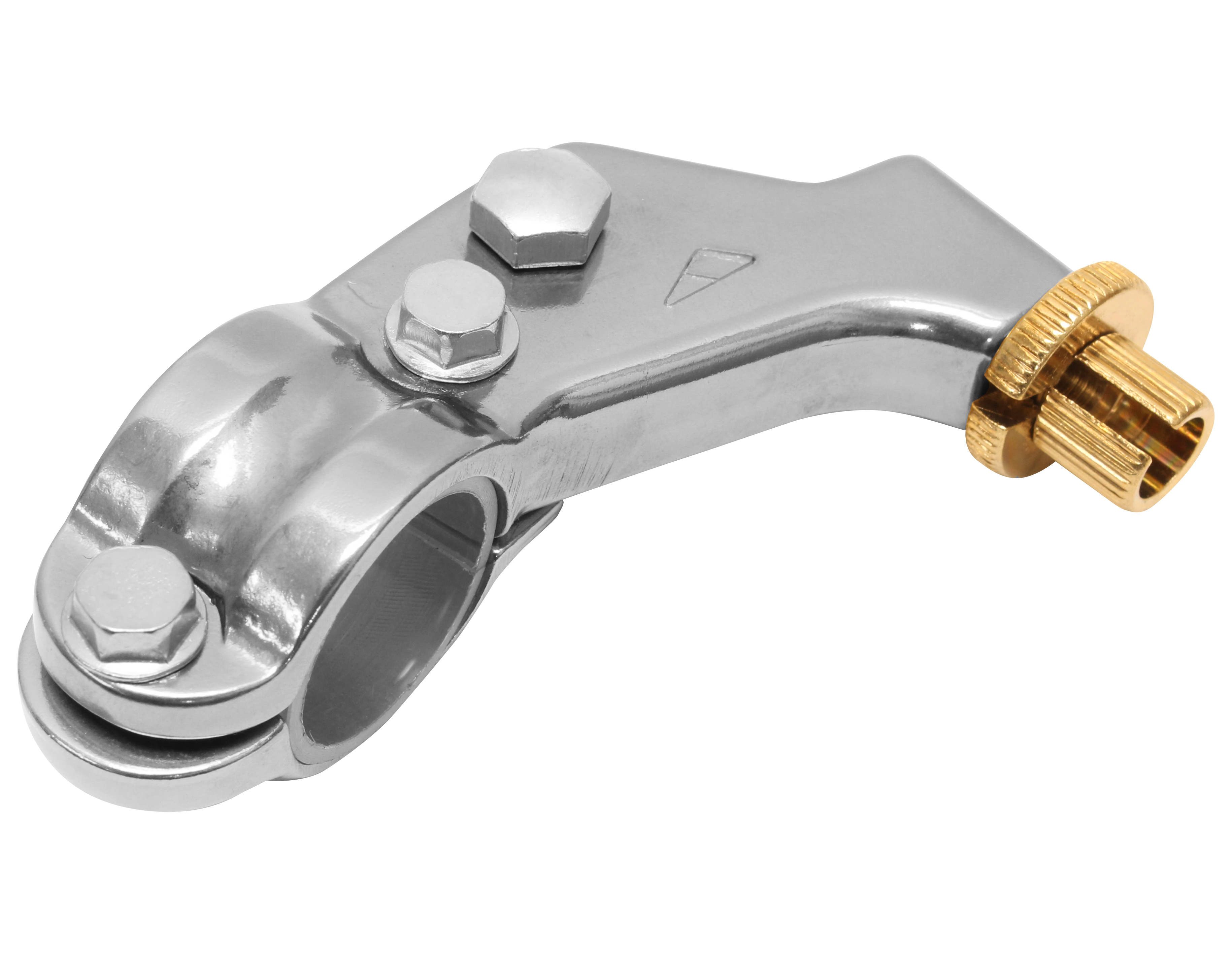 CLUTCH LEVER HOLDER FORG KAW/SUZ KX65-125 91-26, KX250-500 91-04,  RM-Z250 07-26, RM-Z450 08-26 SILVER (R)